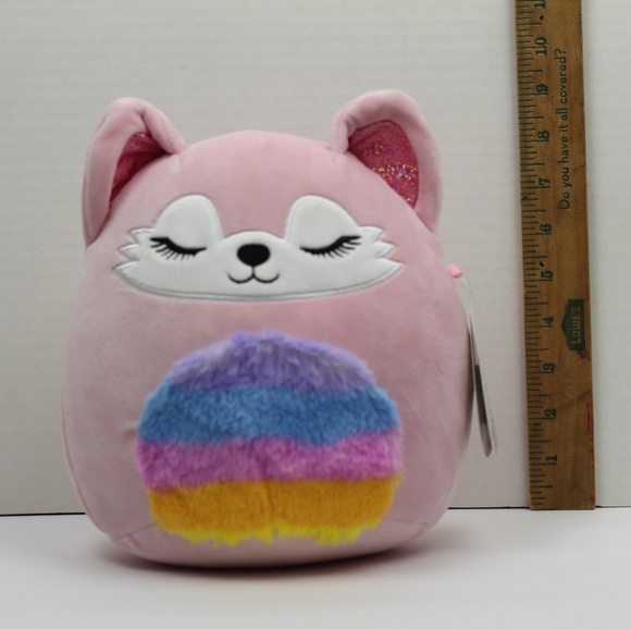 8" Alessi the Fox with Fuzzy Belly Squishmallows - Picture 13 of 13